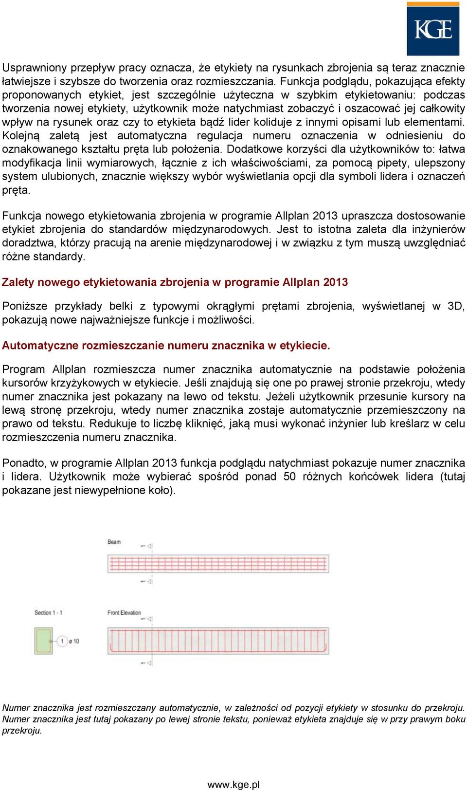 całkowity wpływ na rysunek oraz czy to etykieta bądź lider koliduje z innymi opisami lub elementami.