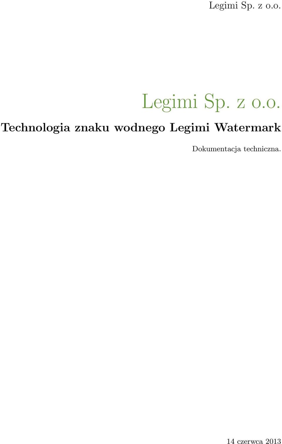 wodnego Legimi Watermark
