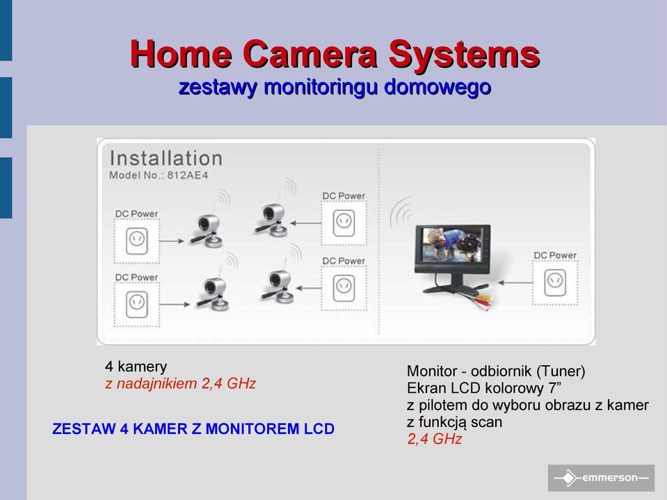 MONITOREM LCD Monitor - odbiornik (Tuner) Ekran LCD