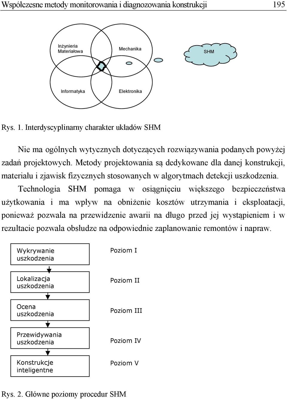 Technologia SHM pomaga w osiągnięciu większego bezpieczeństwa użytkowania i ma wpływ na obniżenie kosztów utrzymania i eksploatacji, ponieważ pozwala na przewidzenie awarii na długo przed jej