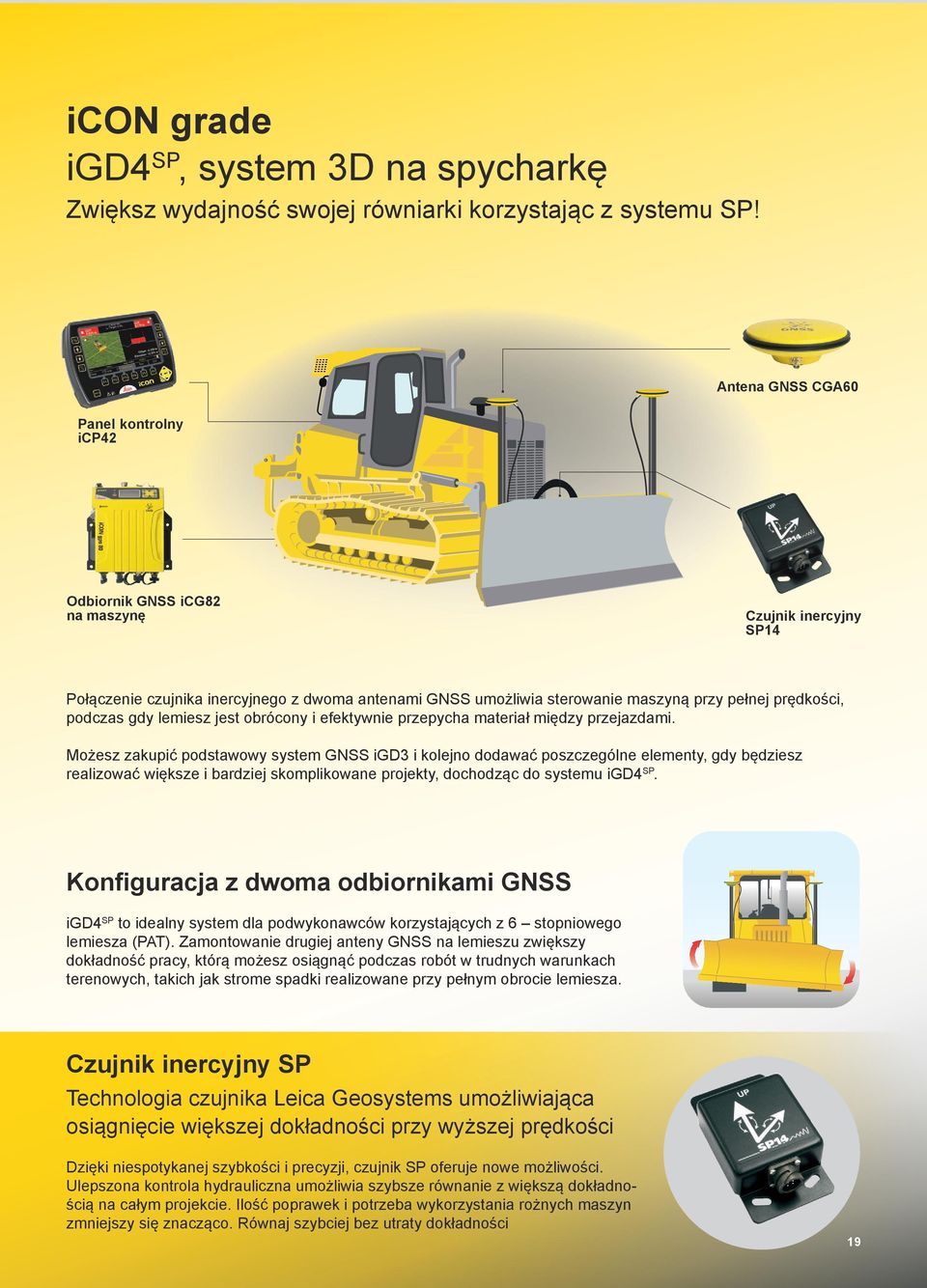 prędkości, podczas gdy lemiesz jest obrócony i efektywnie przepycha materiał między przejazdami.