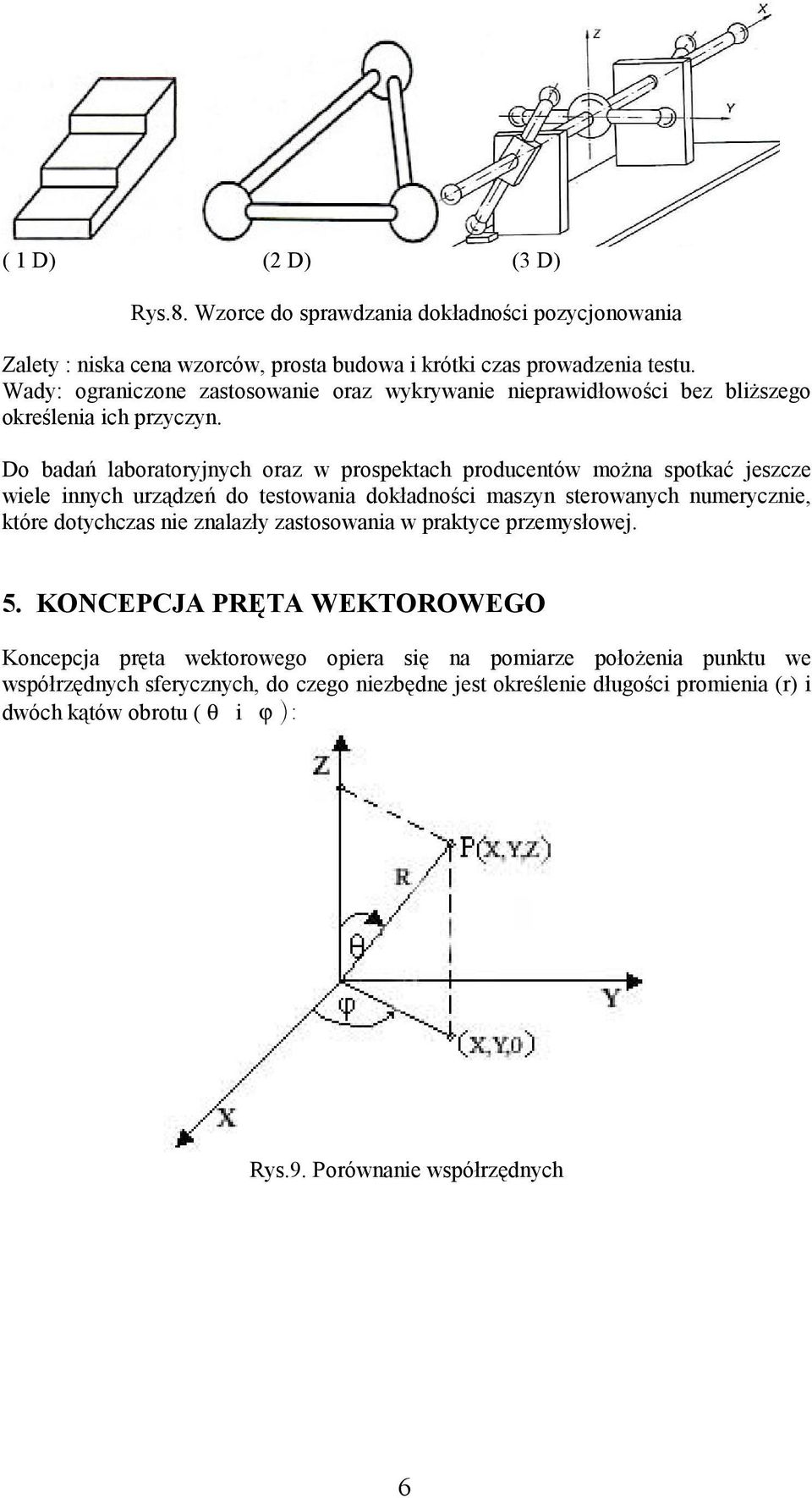 Do badań laboratoryjnych oraz w prospektach producentów można spotkać jeszcze wiele innych urządzeń do testowania dokładności maszyn sterowanych numerycznie, które dotychczas nie