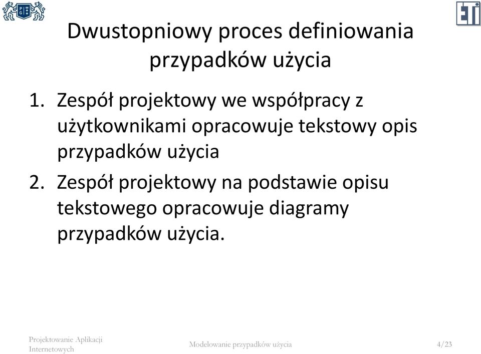 opis przypadków użycia 2.