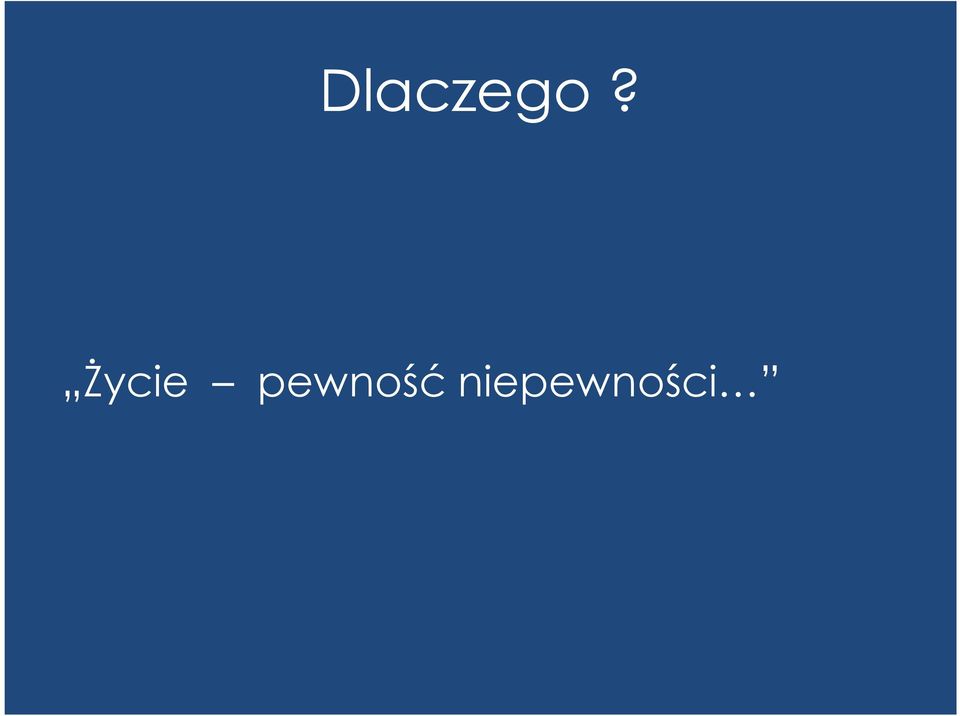 pewność