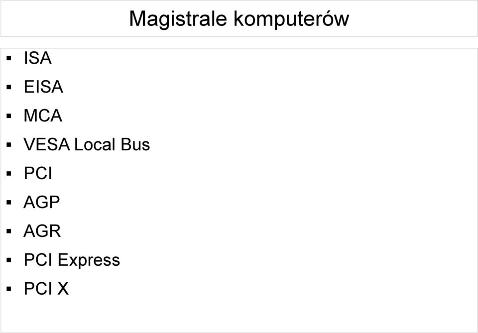 MCA VESA Local Bus