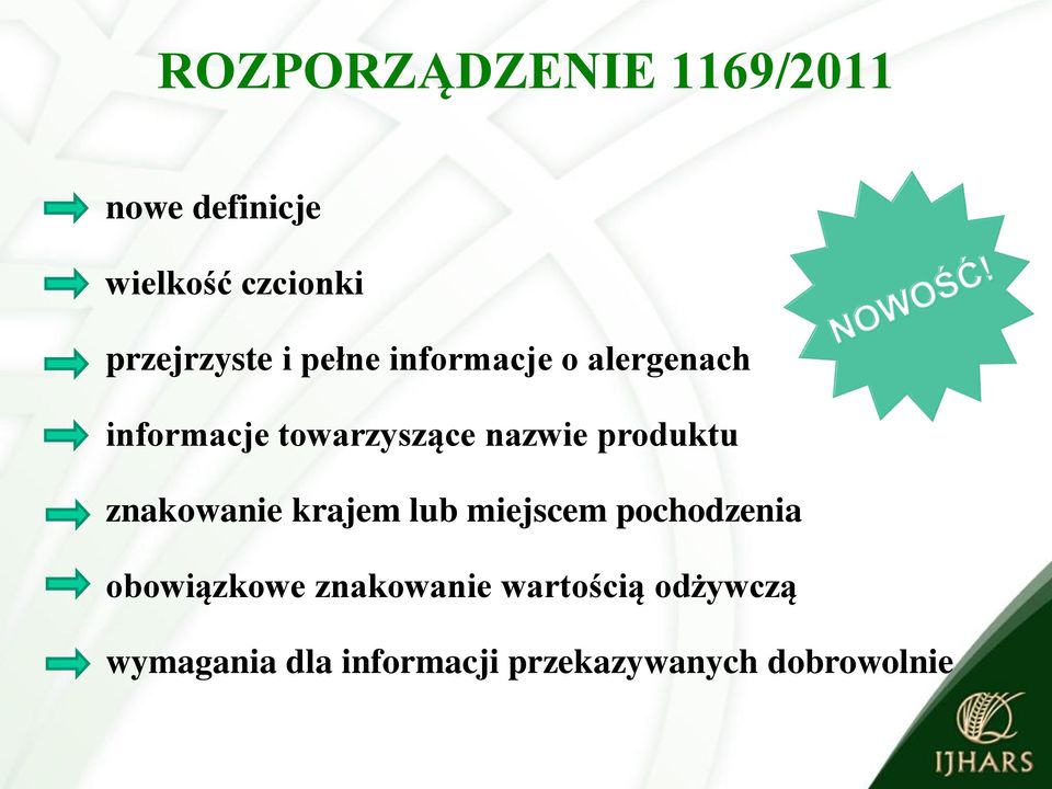 produktu znakowanie krajem lub miejscem pochodzenia obowiązkowe