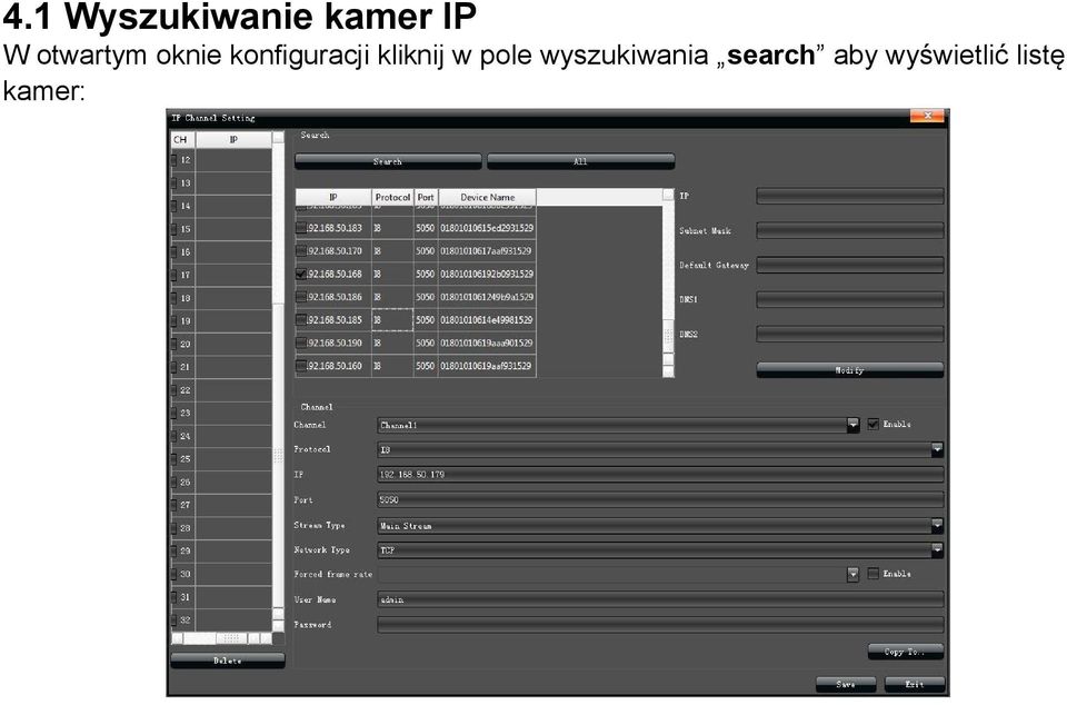 kliknij w pole wyszukiwania