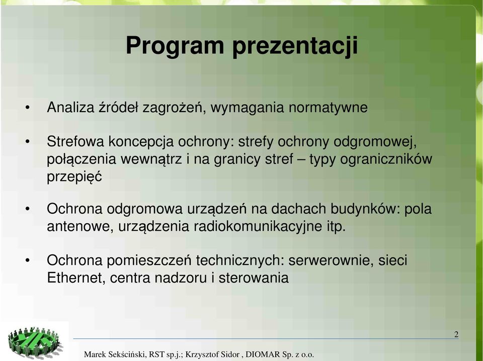 Ochrona odgromowa urządzeń na dachach budynków: pola antenowe, urządzenia radiokomunikacyjne