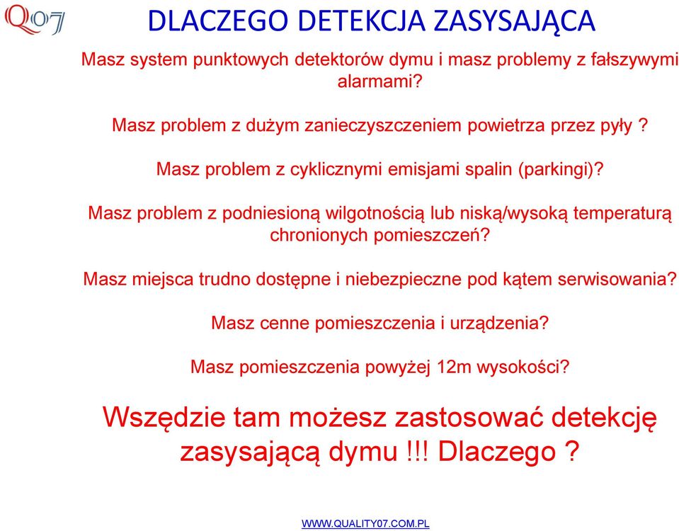 Masz problem z podniesioną wilgotnością lub niską/wysoką temperaturą chronionych pomieszczeń?