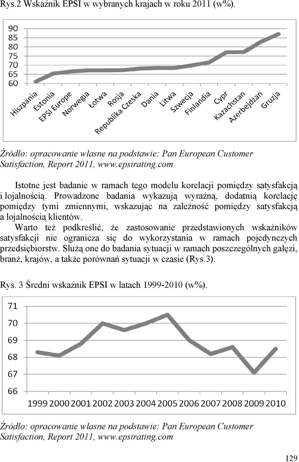 Prowadzone badania wykazują wyraźną, dodatnią korelację pomiędzy tymi zmiennymi, wskazując na zależność pomiędzy satysfakcją a lojalnością klientów.