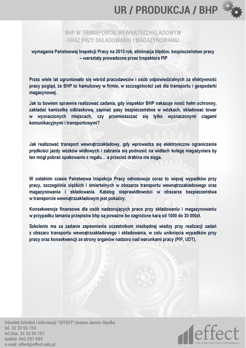 magazynowej.