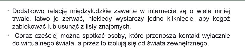 usunąć z listy znajomych.