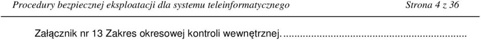 Strona 4 z 36 Załącznik nr 13