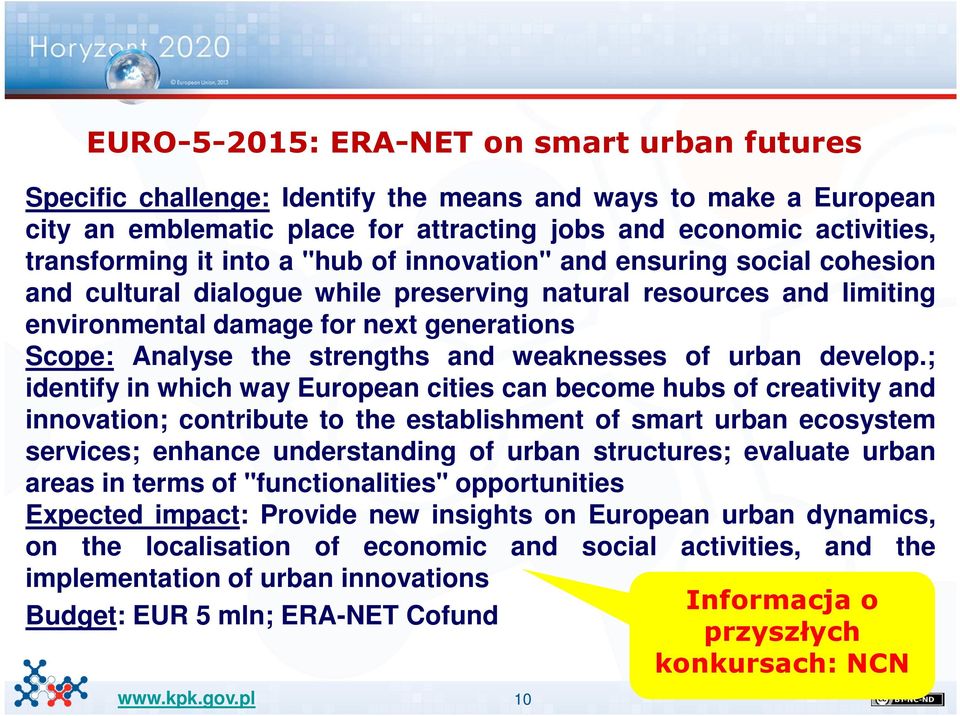 and weaknesses of urban develop.