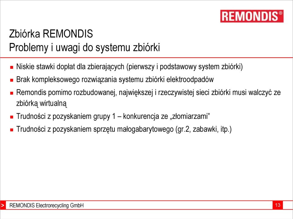 rozbudowanej, największej i rzeczywistej sieci zbiórki musi walczyć ze zbiórką wirtualną Trudności z