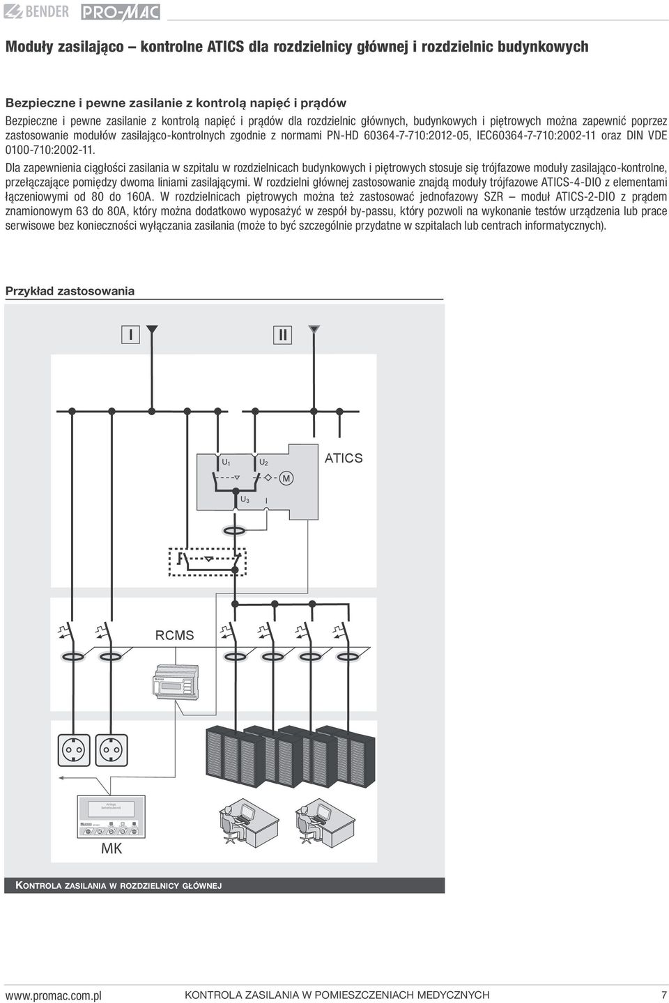 60364-7-710:2012-05, IEC60364-7-710:2002-11 oraz DIN VDE 0100-710:2002-11.