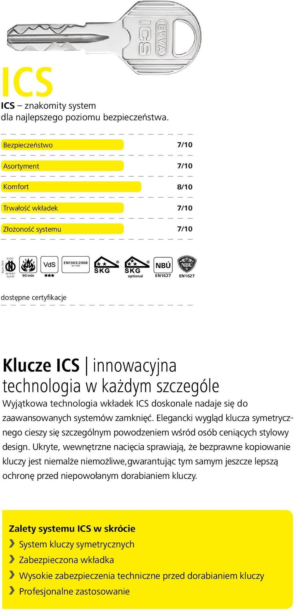 się do zaawansowanych systemów zamknięć. Elegancki wygląd klucza symetrycznego cieszy się szczególnym powodzeniem wśród osób ceniących stylowy design.