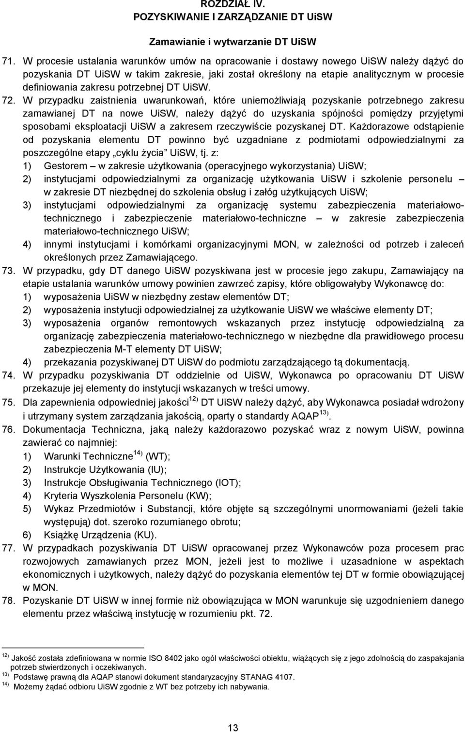 zakresu potrzebnej DT UiSW. 72.