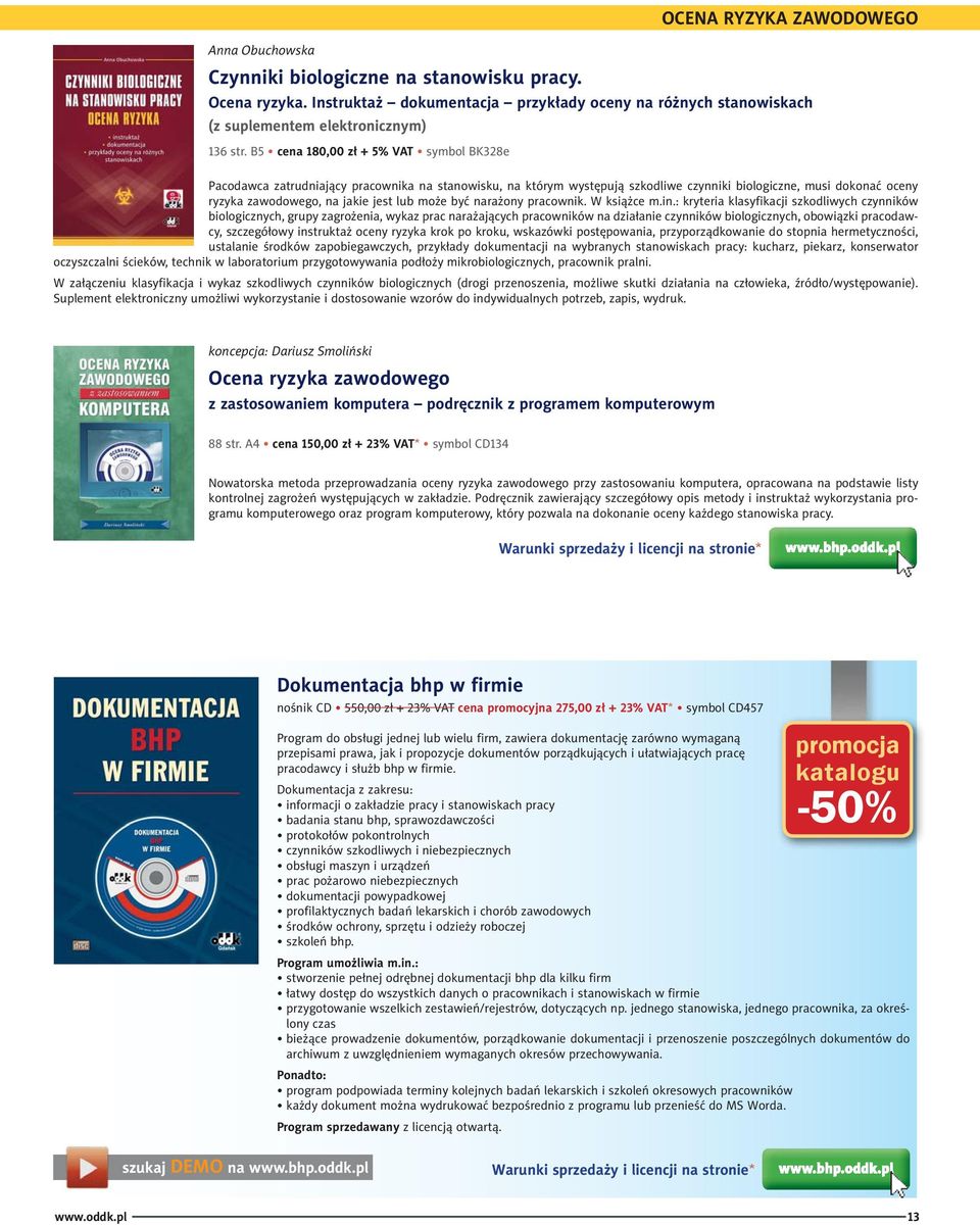 może być narażony pracownik. W książce m.in.