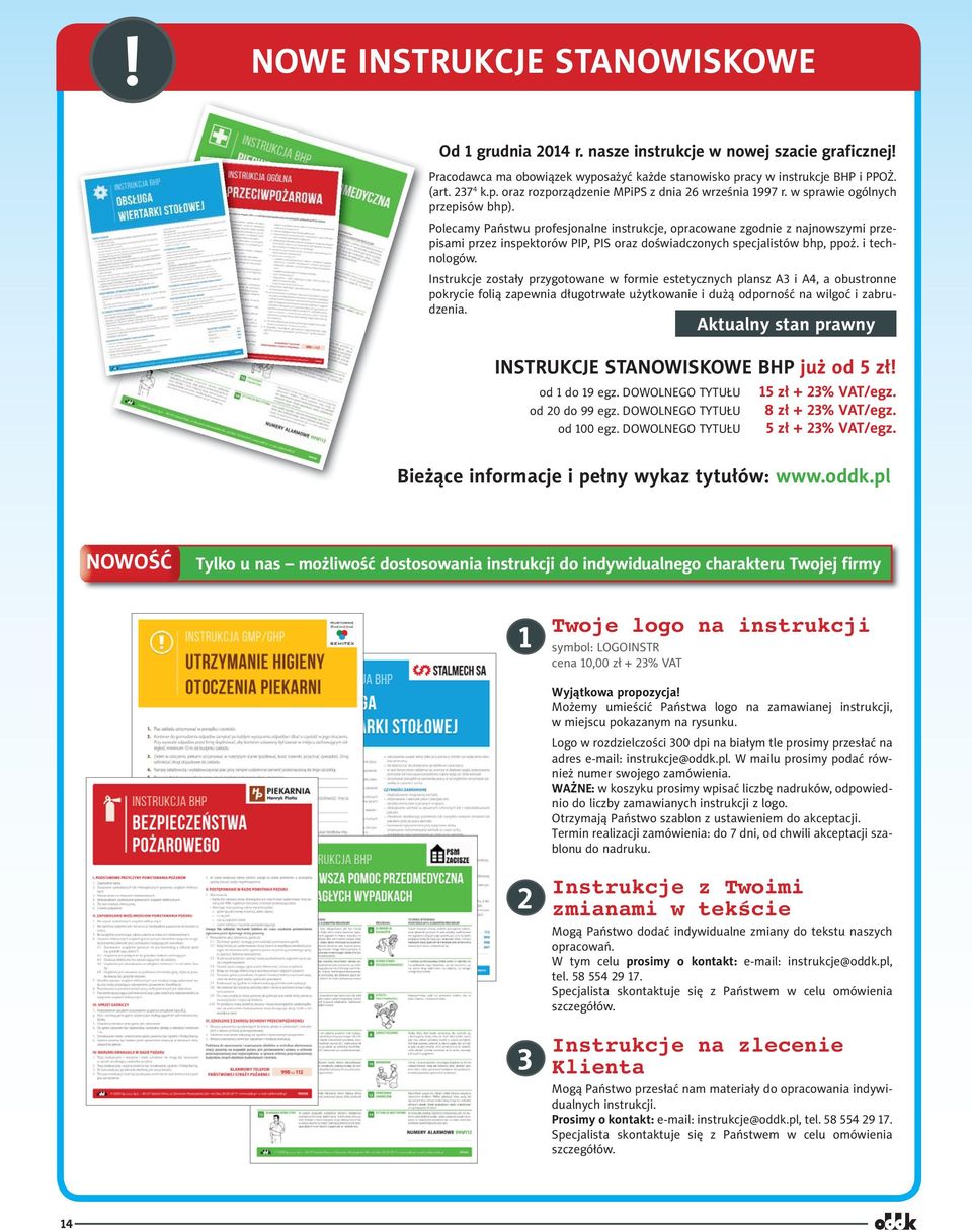 i technologów. Instrukcje zostały przygotowane w formie estetycznych plansz A3 i, a obustronne pokrycie folią zapewnia długotrwałe użytkowanie i dużą odporność na wilgoć i zabrudzenia.
