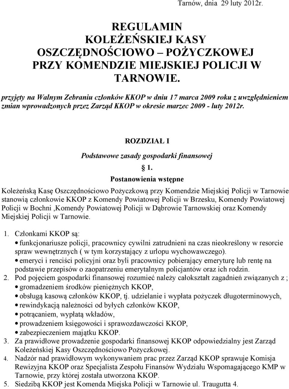 ROZDZIAŁ I Podstawowe zasady gospodarki finansowej 1.