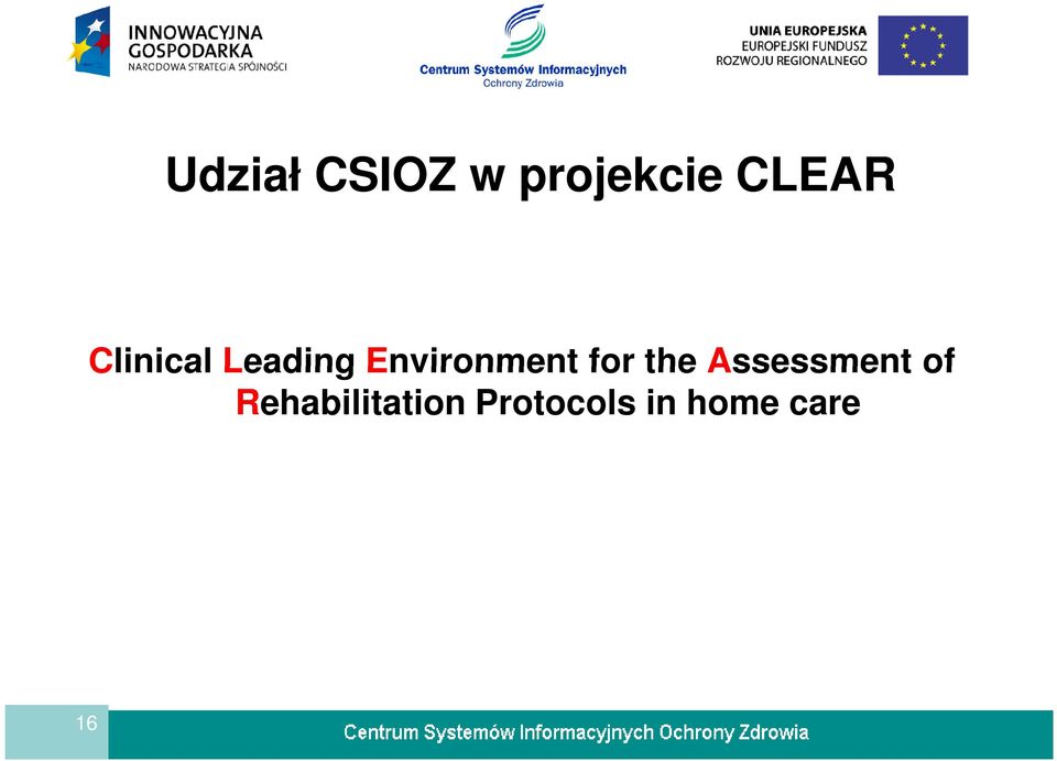 for the Assessment of