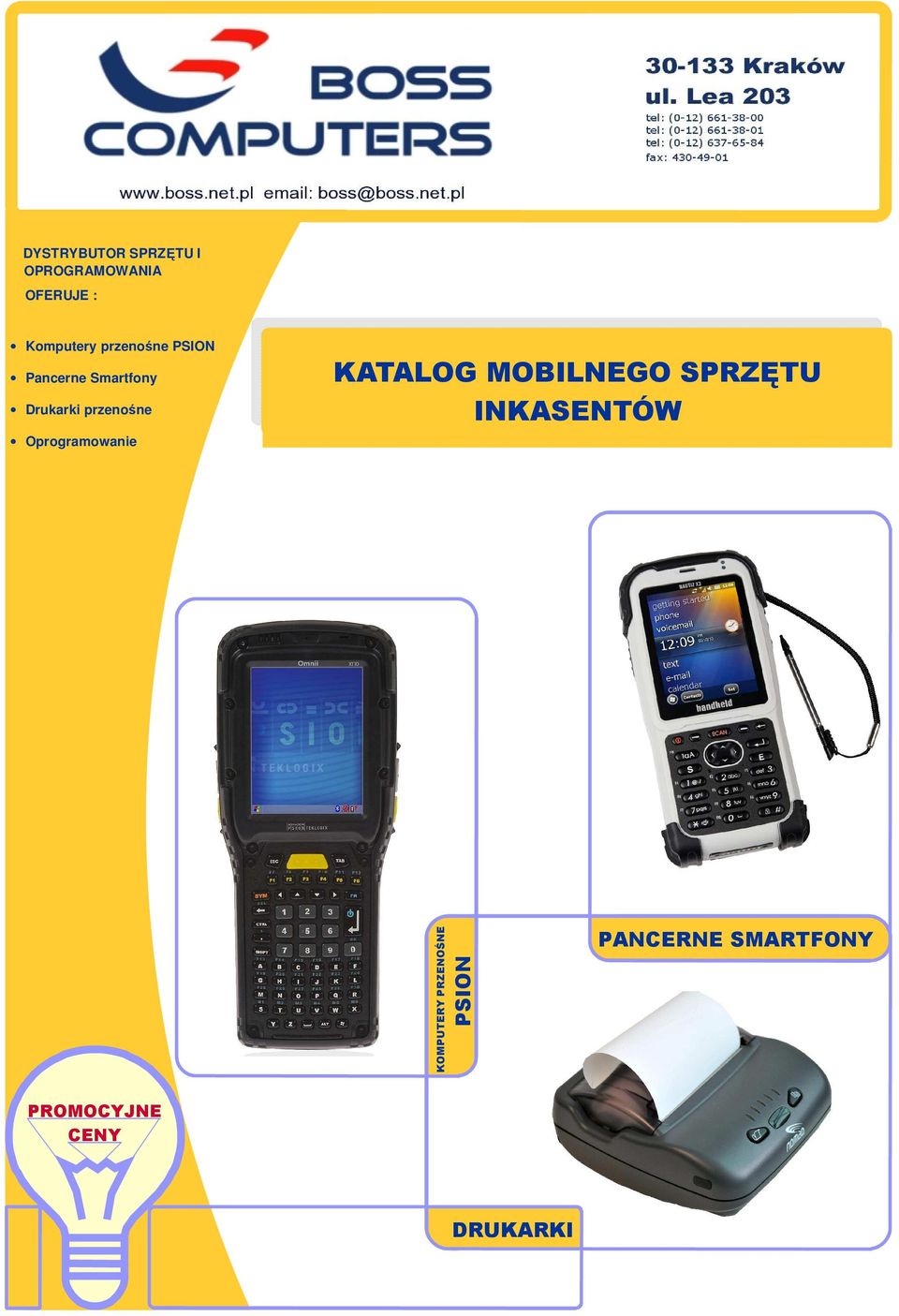 Oprogramowanie KATALOG MOBILNEGO SPRZĘTU INKASENTÓW