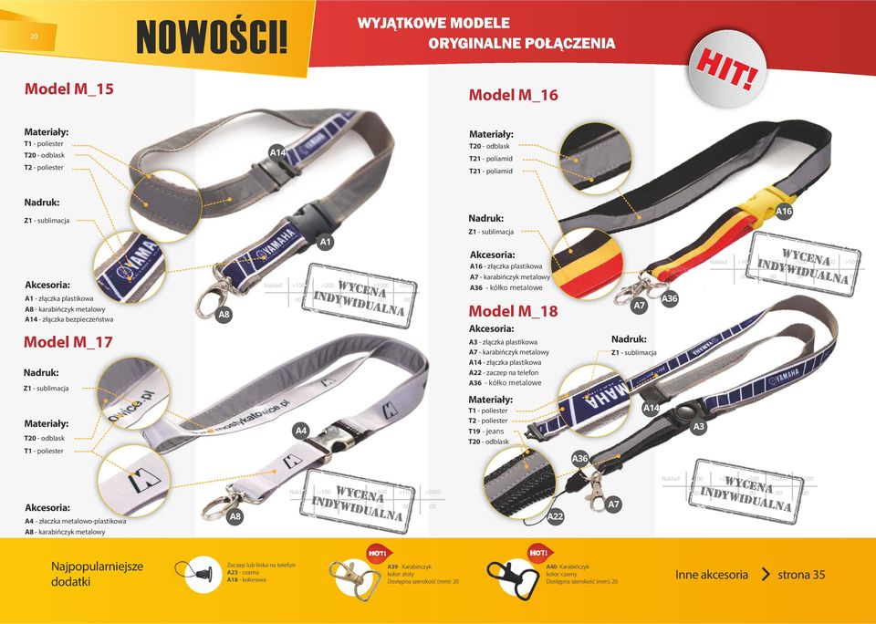 złączka bezpieczeństwa Model M_17 Nadruk: Z1 - sublimacja Materiały: T20 - odblask T1 - poliester A8 A4 A1 Nakład >100 >200 >500 >1000 >5000 00 00 00 00 00 Nadruk: Z1 - sublimacja A16 - złączka