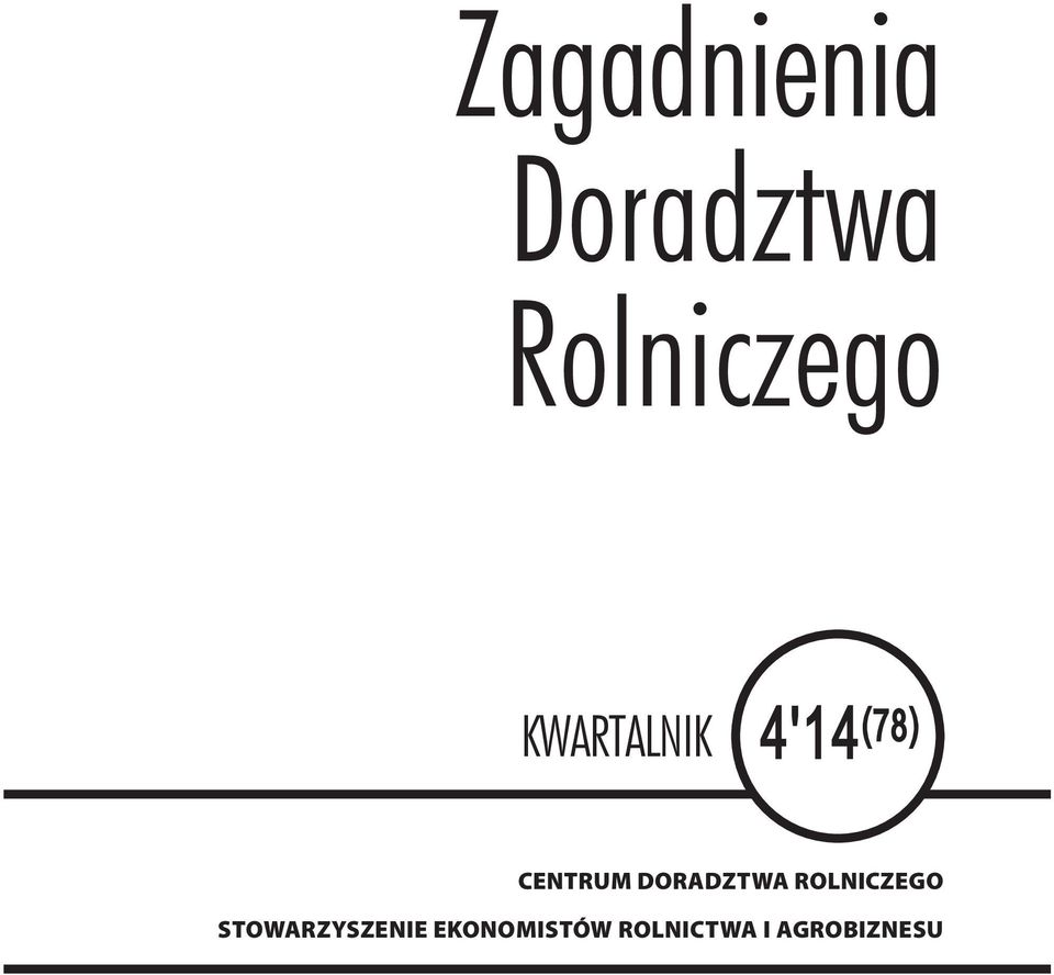 DORADZTWA ROLNICZEGO