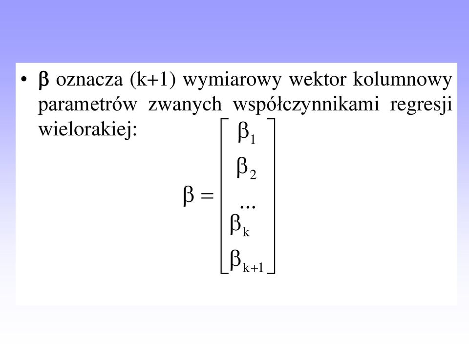 zwanych współczynnikami