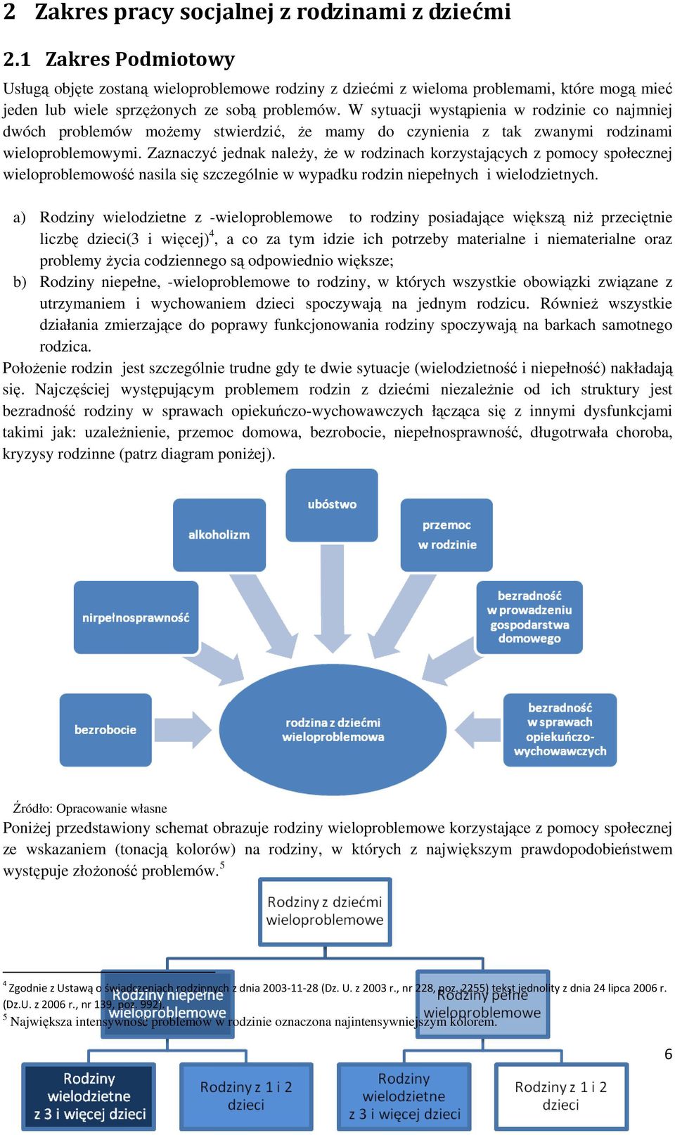 W sytuacji wystąpienia w rodzinie co najmniej dwóch problemów możemy stwierdzić, że mamy do czynienia z tak zwanymi rodzinami wieloproblemowymi.