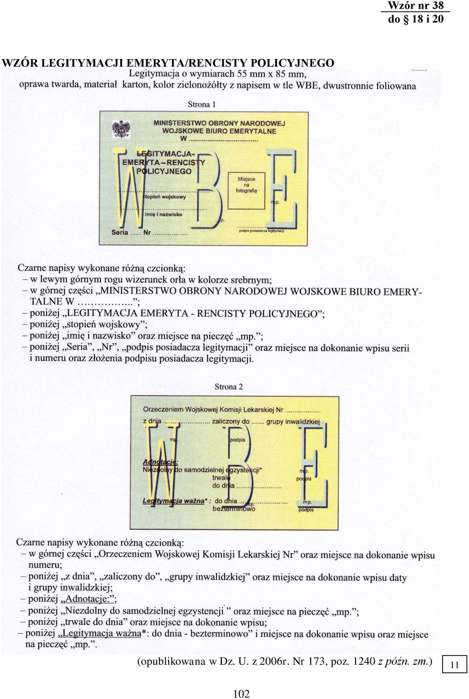 POLICYJNEGO (opublikowana w Dz. U.