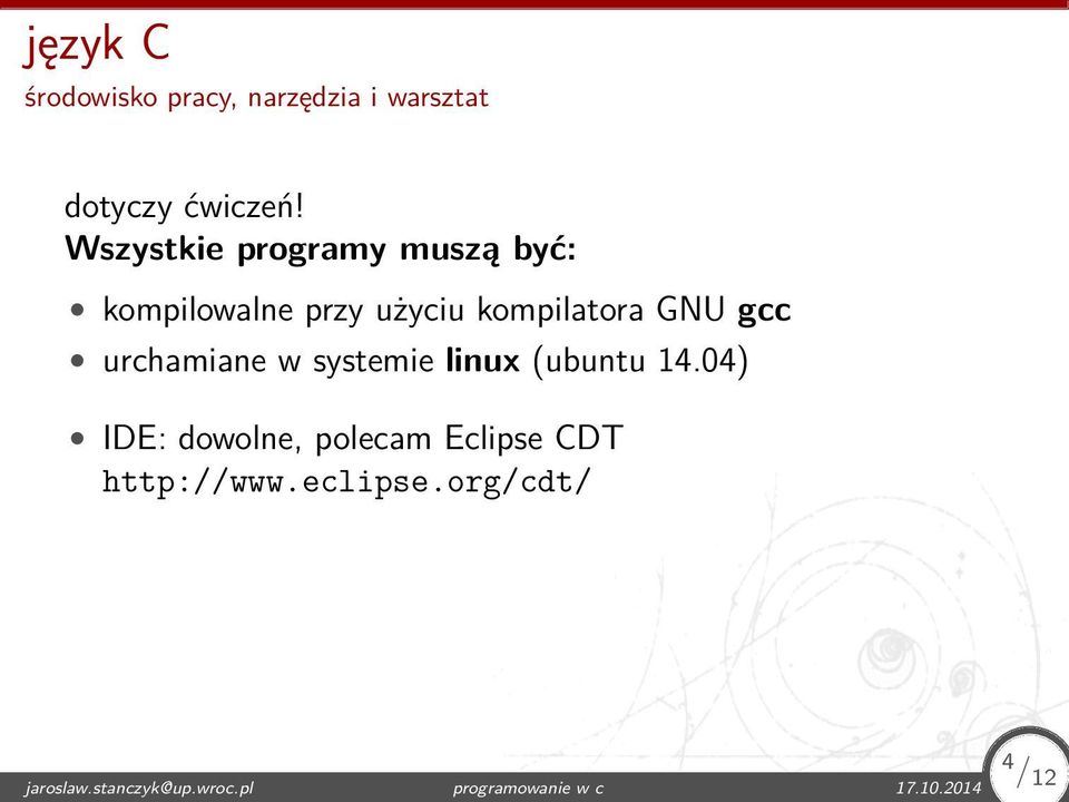 urchamiane w systemie linux (ubuntu 14.