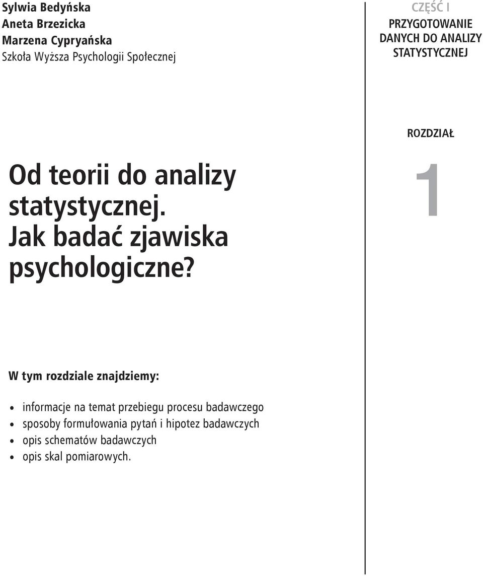 Jak badać zjawiska psychologiczne?