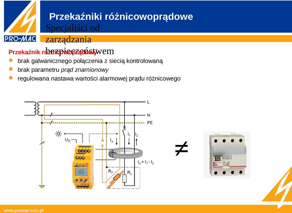 siecią kontrolowaną brak parametru prąd