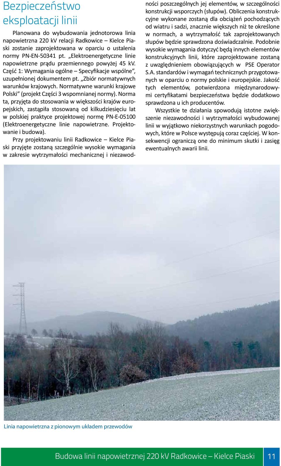 Normatywne warunki krajowe Polski (projekt Części 3 wspomnianej normy).