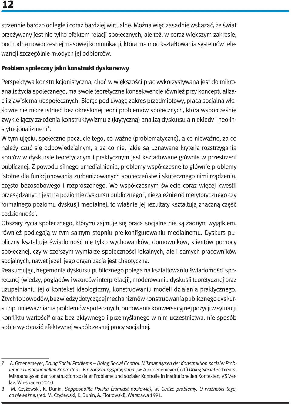 systemów relewancji szczególnie młodych jej odbiorców.
