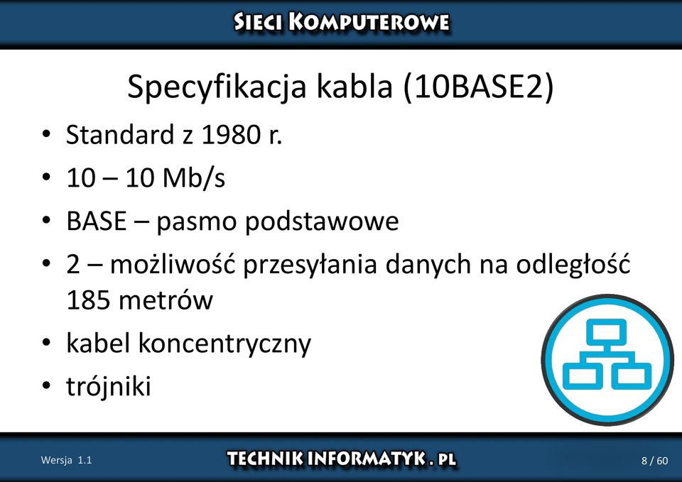 10 10 Mb/s BASE pasmo podstawowe 2