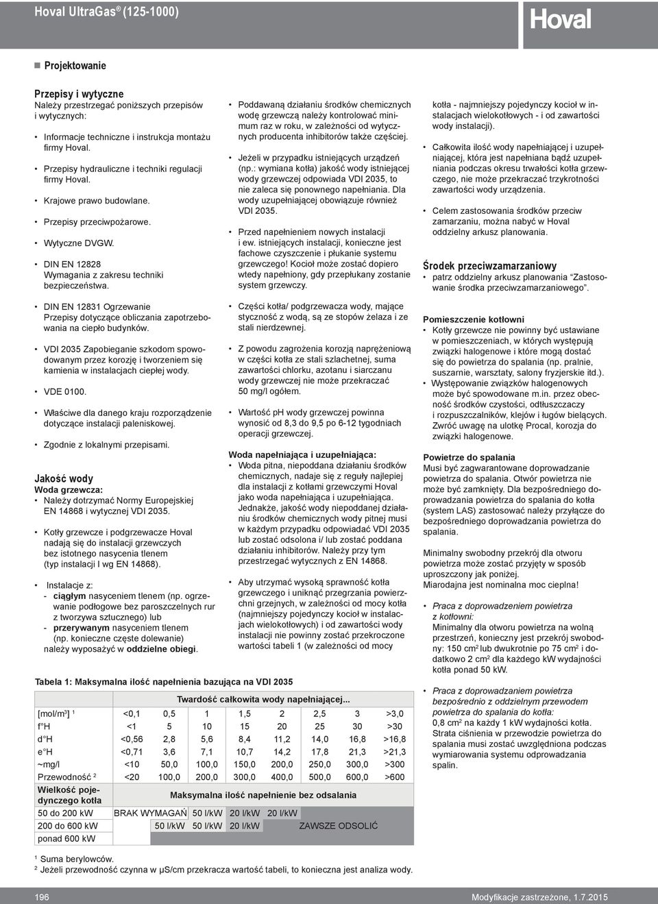 Poddawaną działaniu środków chemicznych wodę grzewczą należy kontrolować minimum raz w roku, w zależności od wytycznych producenta inhibitorów także częściej.