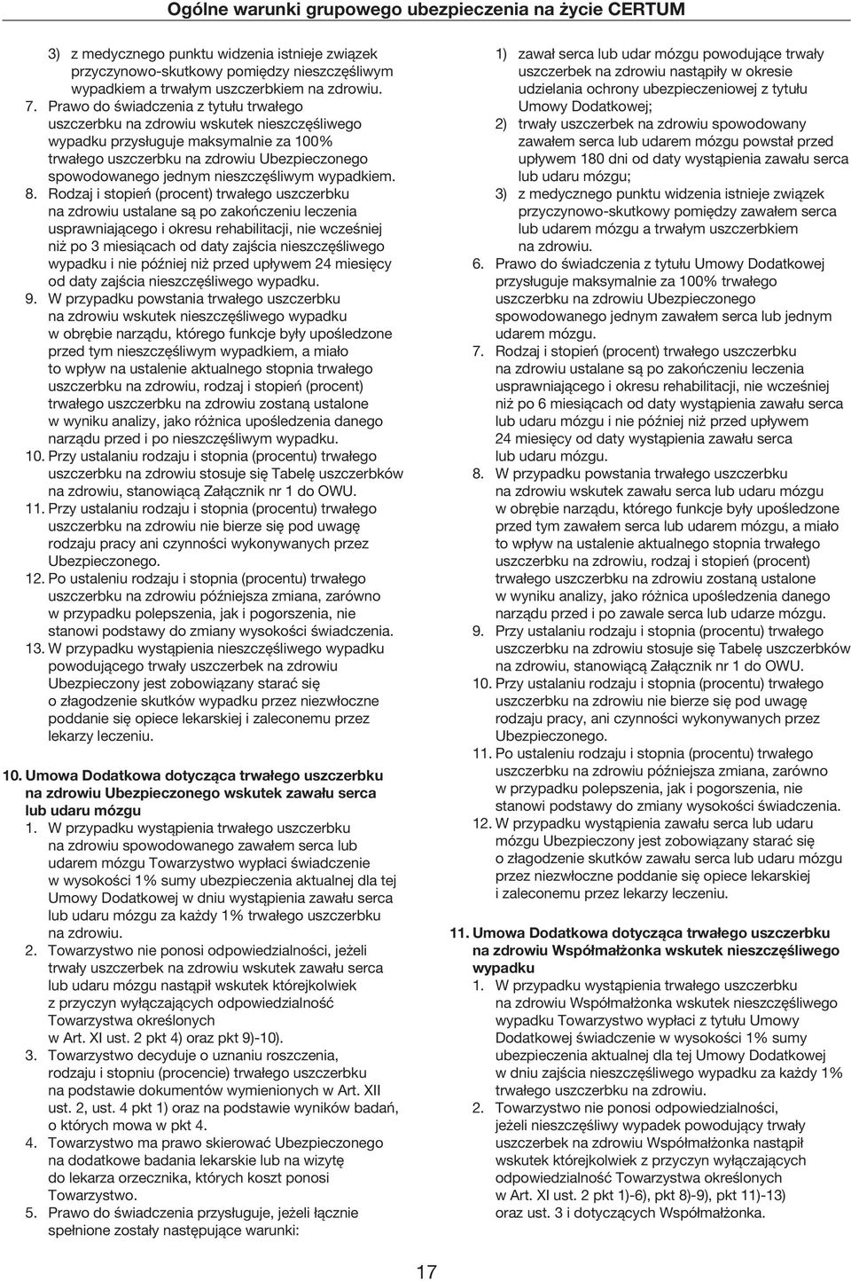 nieszczęśliwym wypadkiem. 8.
