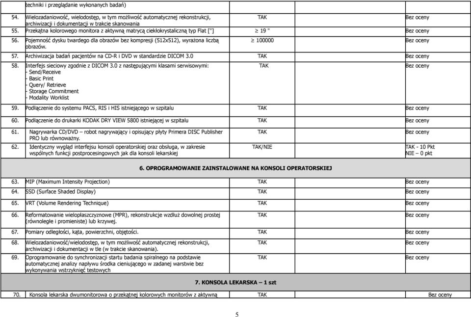 Archiwizacja badań pacjentów na CD-R i DVD w standardzie DICOM 3.0 58. Interfejs sieciowy zgodnie z DICOM 3.