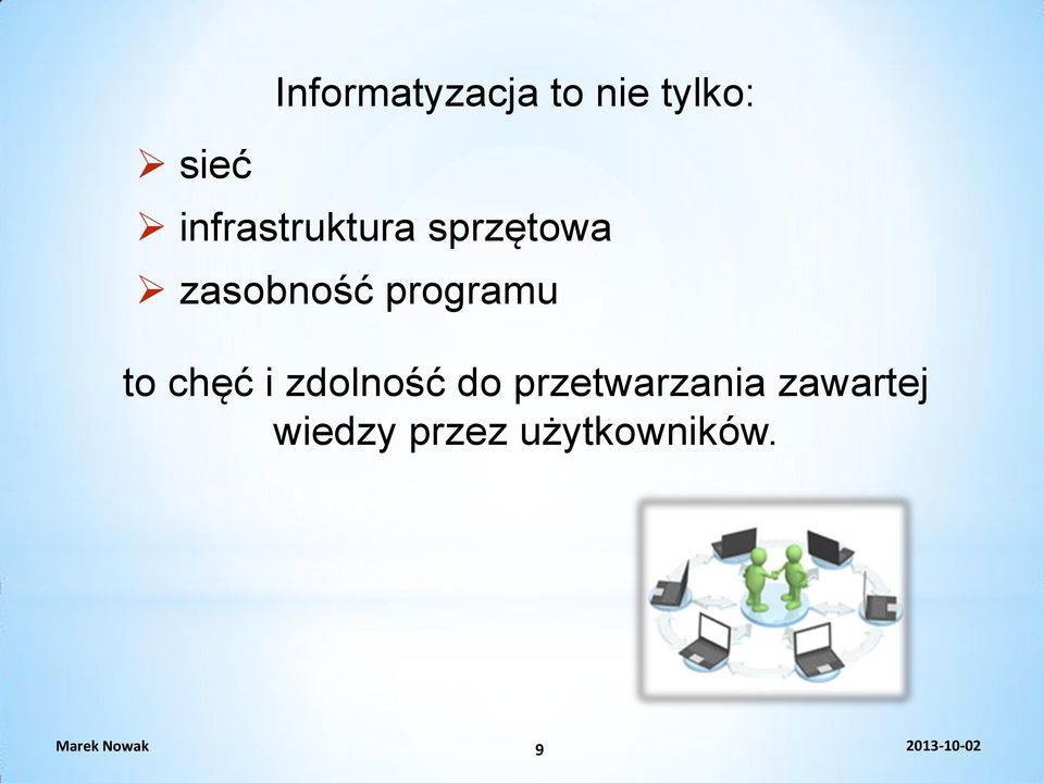 programu to chęć i zdolność do