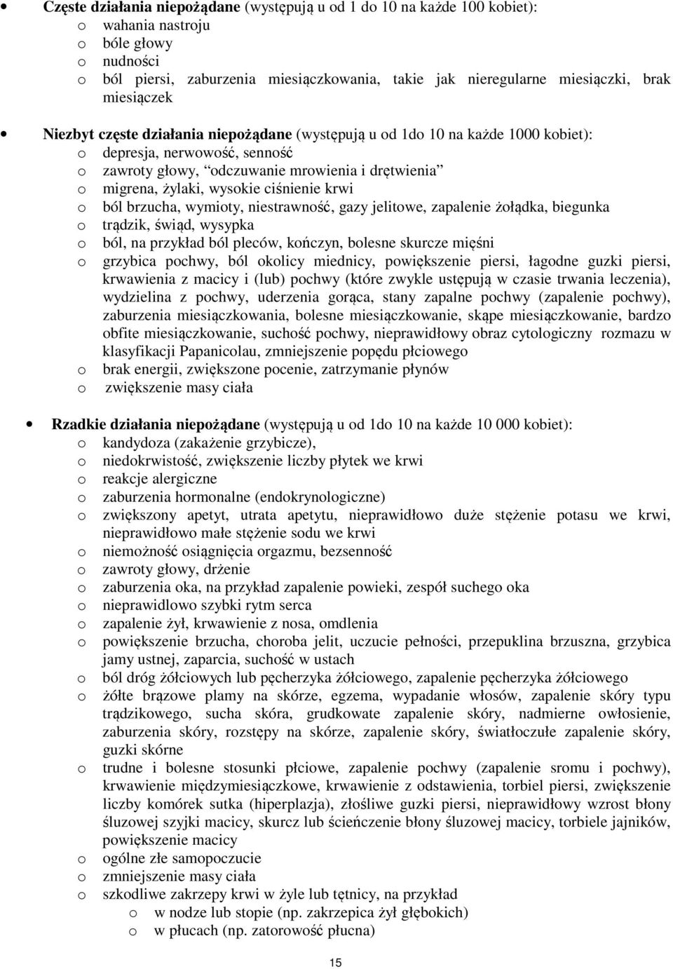 wysokie ciśnienie krwi o ból brzucha, wymioty, niestrawność, gazy jelitowe, zapalenie żołądka, biegunka o trądzik, świąd, wysypka o ból, na przykład ból pleców, kończyn, bolesne skurcze mięśni o