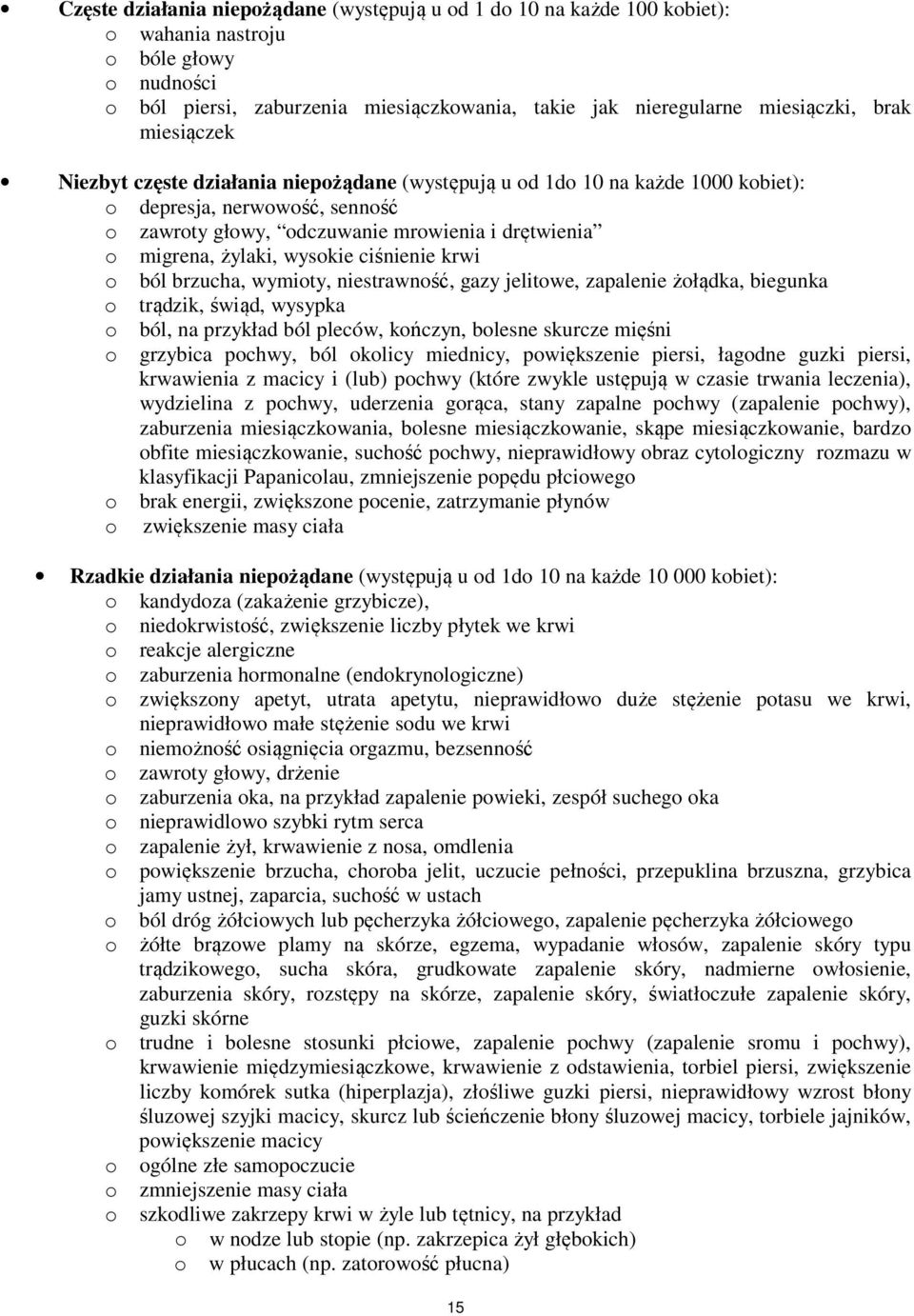 wysokie ciśnienie krwi o ból brzucha, wymioty, niestrawność, gazy jelitowe, zapalenie żołądka, biegunka o trądzik, świąd, wysypka o ból, na przykład ból pleców, kończyn, bolesne skurcze mięśni o