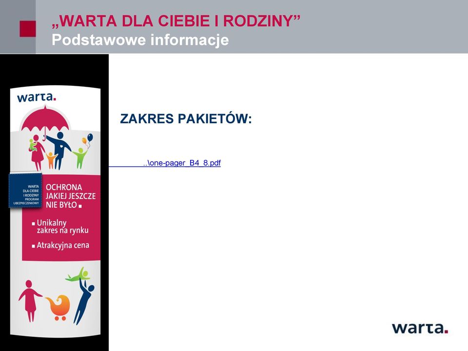 informacje ZAKRES