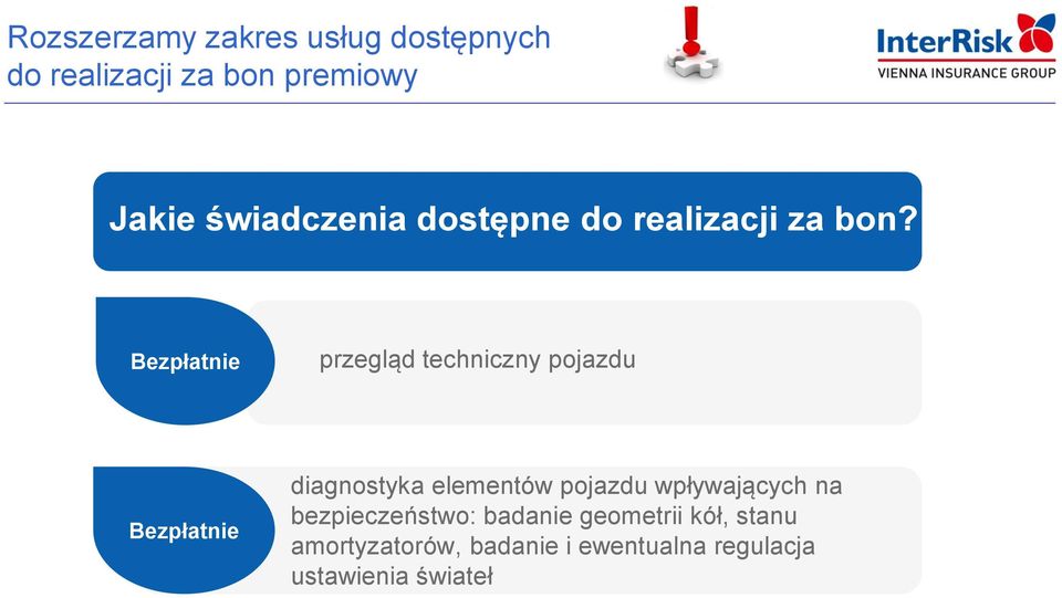 Bezpłatnie przegląd techniczny pojazdu Bezpłatnie diagnostyka elementów pojazdu