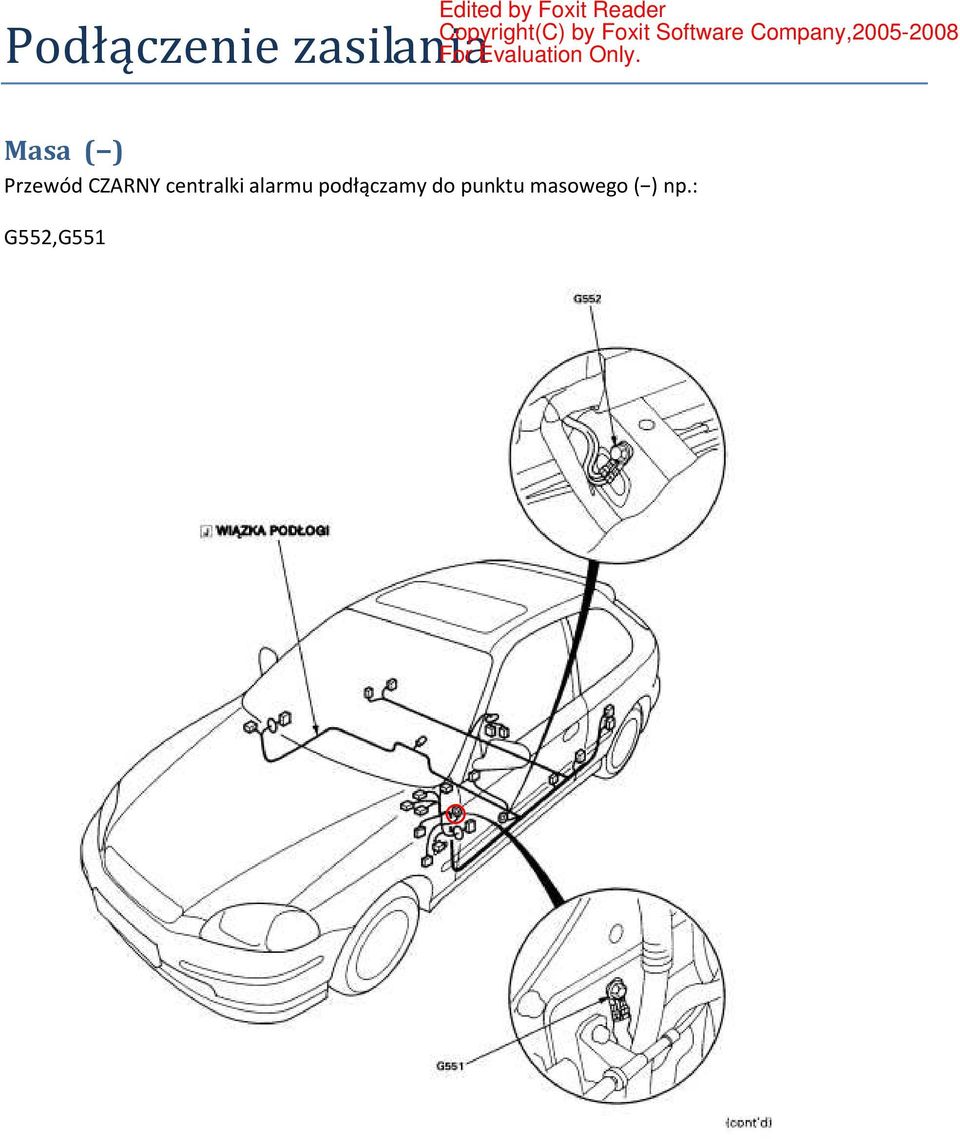 Instrukcja Podłączenia Autoalarmu Vulcan V1N W Samochodzie Honda Civic (Bez Seryjnego Modułu Zdalnego Sterowania Zamkiem) Schemat Alarmu - Pdf Darmowe Pobieranie