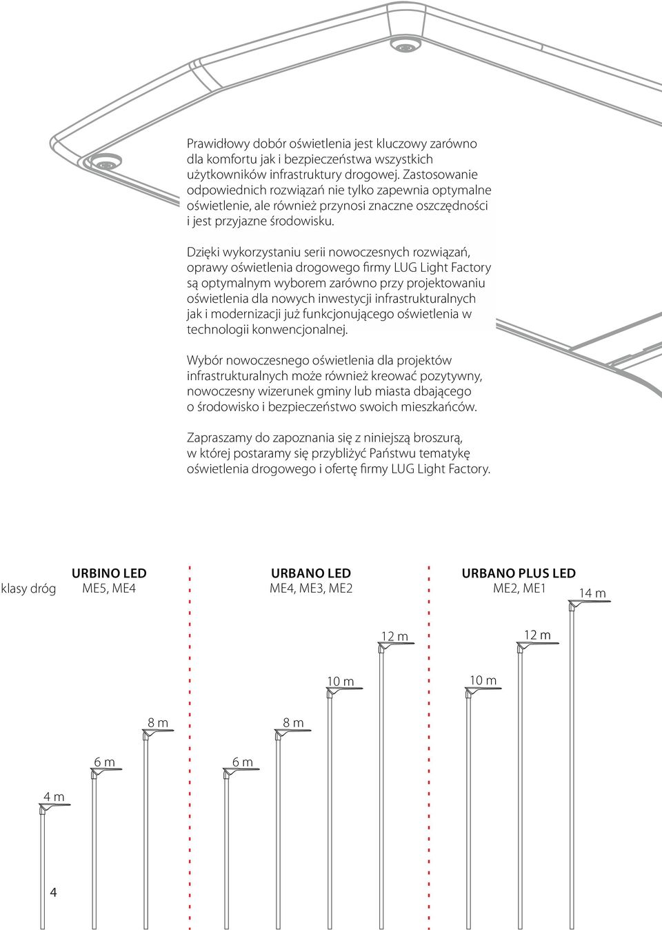 Dzięki wykorzystaniu serii nowoczesnych rozwiązań, oprawy oświetlenia drogowego firmy LUG Light Factory są optymalnym wyborem zarówno przy projektowaniu oświetlenia dla nowych inwestycji