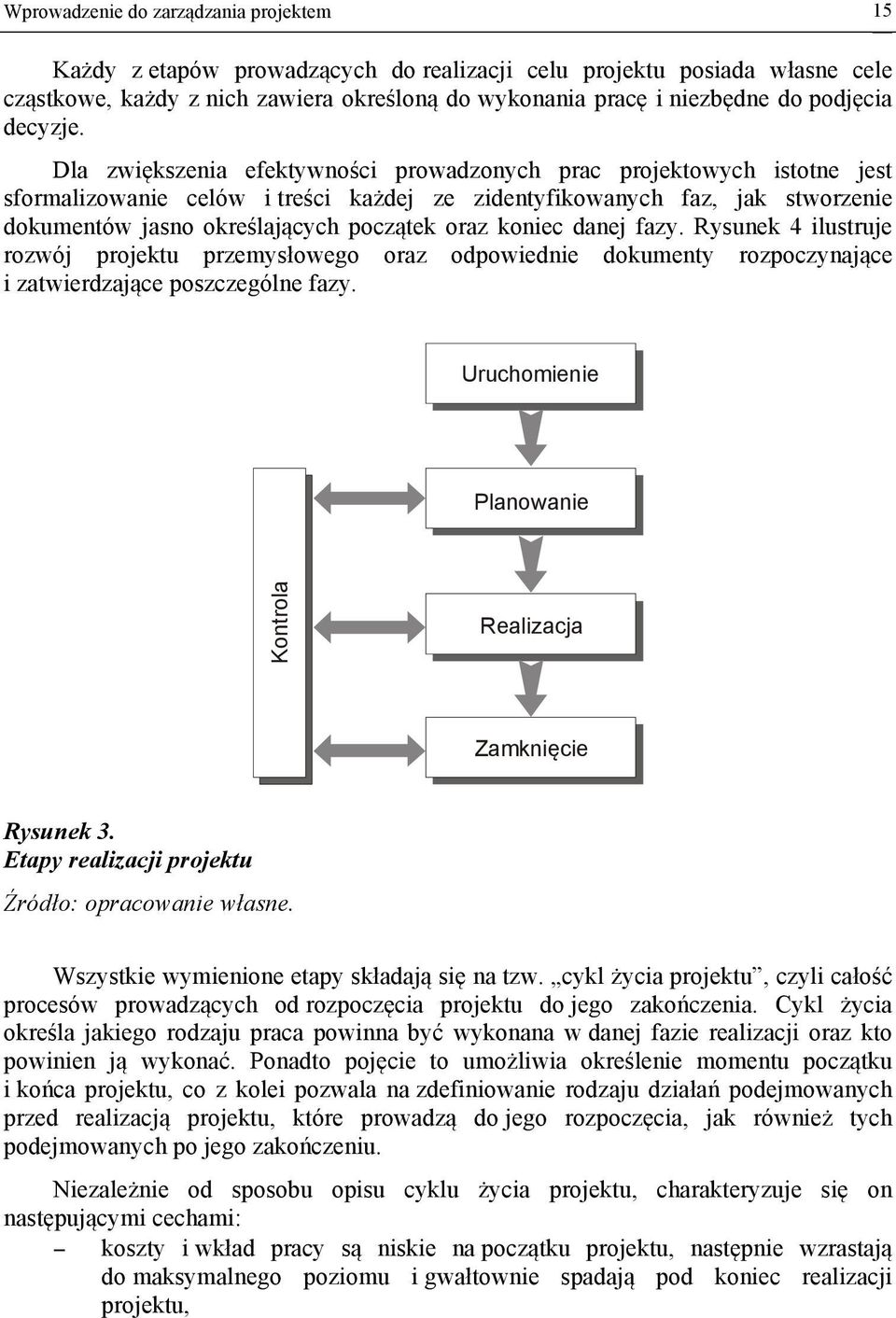 Dla zwiększenia efektywności prowadzonych prac projektowych istotne jest sformalizowanie celów i treści każdej ze zidentyfikowanych faz, jak stworzenie dokumentów jasno określających początek oraz