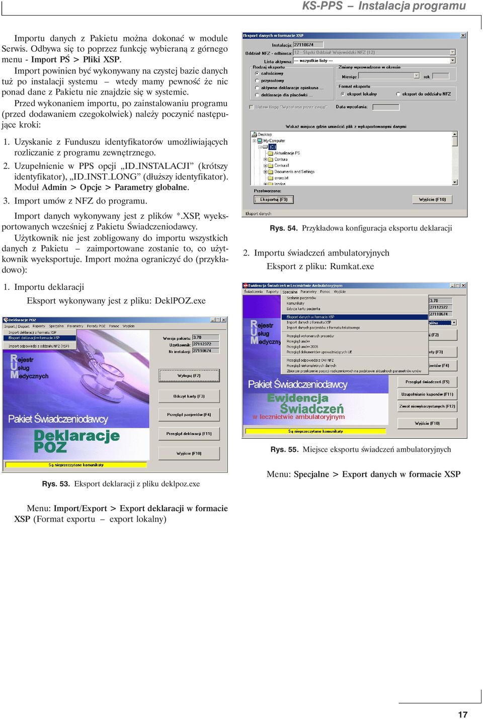Przed wykonaniem importu, po zainstalowaniu programu (przed dodawaniem czegokolwiek) należy poczynić następujące kroki: 1.